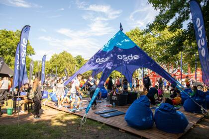 El espacio de OSDE a full bienestar en San Isidro.