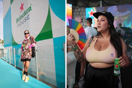 El espacio Heineken House permitió tener un contacto íntimo con distintos artistas.