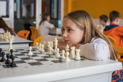 El espacio para "desconectarse" permite jugar a algunos olvidados, como el ajedrez