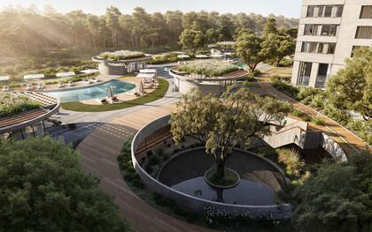 El espacio verde es protagonista en Quartier.