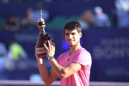 El español Carlos Alcaraz, último campeón del Argentina Open