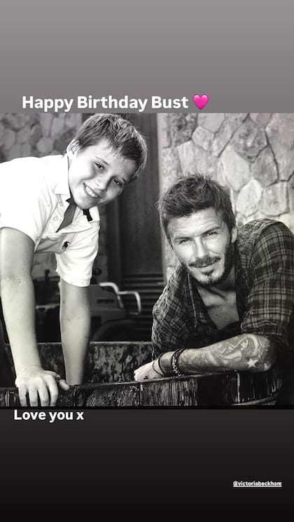 El especial saludo de Beckham a su hijo Brooklyn
