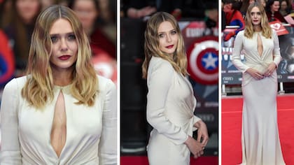 El espectacular vestido de Elizabeth Olsen fue diseñado por la firma Alexander McQueen