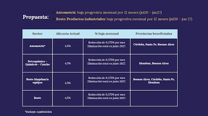 El esquema para llegar a la eliminación de las retenciones en la industria automotriz será gradual