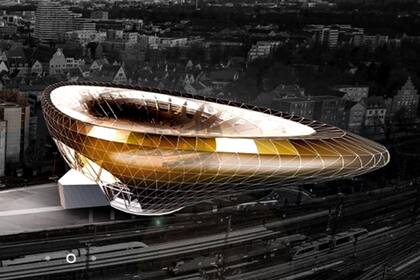 El estadio proyectado