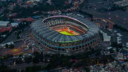 El Estadio Azteca, en Ciudad de México