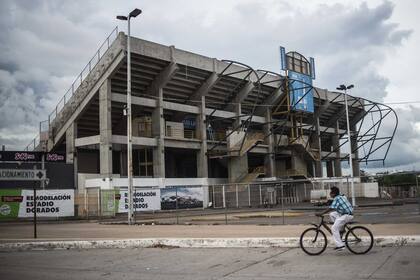 El estadio Banorte, del club mexicano de segunda división Dorados, donde se espera que el futbolista argentino Diego Maradona sea presentado como nuevo entrenador del equipo el 10 de septiembre en Culiacán, estado de Sinaloa, México