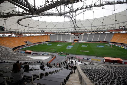 El estadio Ciudad de La Plata, rebautizado "Diego Armando Maradona - Tricampeones del Mundo-, en una foto de archivo