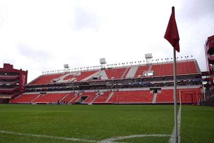 El estadio de Independiente, vacío como el resto de las canchas de una Argentina en aislamiento preventivo. 