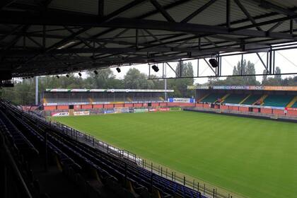 El estadio de Lokeren, donde se iba a jugar el partido suspendido por temor a ataques terroristas