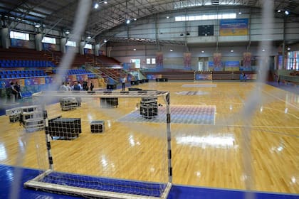 El estadio de Montecarlo, una de las sedes del Mundial de Futsal