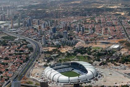 Desde el aire, la Arena das Dunas brilló como un faro en medio de la ciudad: dos noches de música que transformaron a Natal en una fiesta
