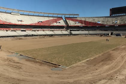 Las obras en el estadio arrancaron en plena pandemia