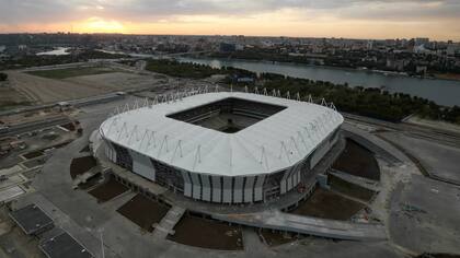 El estadio de Rostov del Don, desde las alturas