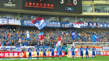 El estadio de Shanghai Shenhua, donde jugará Tevez