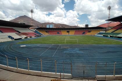 El estadio donde es local Nacional Potosí, el rival de Boca, fue remodelado por última vez en 2008; ya tenía la pista de atletismo alrededor