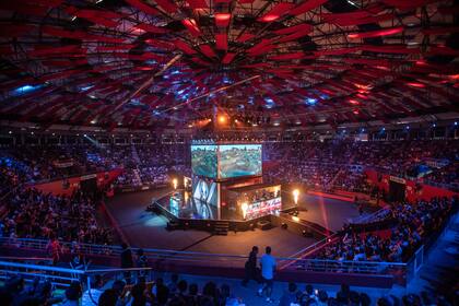 El estadio donde se vivió el partido, donde Kaos Latin Gamers resultó ganador