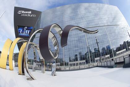 El estadio en el que se celebrará el próximo Super Bowl en Minneapolis