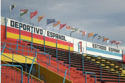 El estadio España, del Club Deportivo Español, que actualmente compite en la primera B Metropolitana