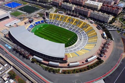 El estadio Gran Canaria es el único que se encuentra fuera de la España continental