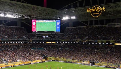 El estadio Hard Rock fue sede del pasado Mundial de Clubes (X/ @HardRockStadium)