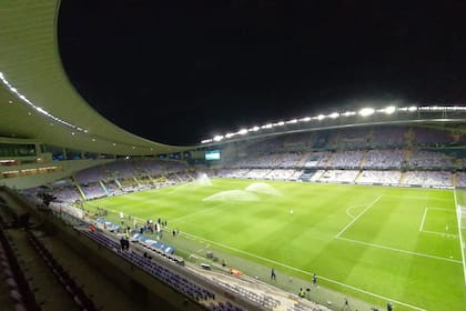 El estadio Hazza bin Zayed de Al Ain, Emiratos Árabes Unidos, sede de la Supercopa Internacional 2022