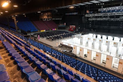 El Estadio Luna Park, cuando se utilizó como centro de vacunación contra el coronavirus