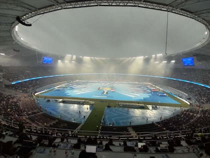El estadio Madre de Ciudades fue sede del Mundial Sub 20; la Argentina jugó allí dos partidos