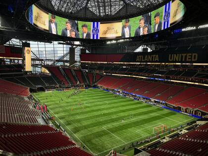 El estadio Mercedes Benz de Atlanta, donde se presentará la selección en su debut en la Copa América 2024 frente a Canadá
