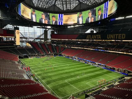 El estadio Mercedes Benz de Atlanta, donde se presentará la selección en su debut en la Copa América 2024 frente a Canadá