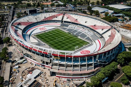 El estadio Monumental, el escenario del amistoso entre la selección argentina y Panamá