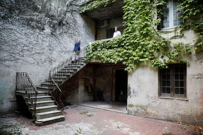 El estado actual del patio