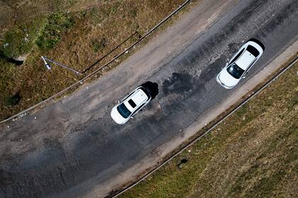 El estado de la ruta 12 a la altura de Zárate
