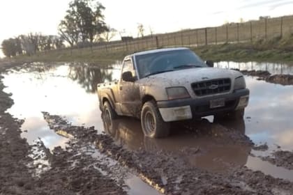 El estado de los caminos en el partido de Azul, provincia de Buenos Aires
