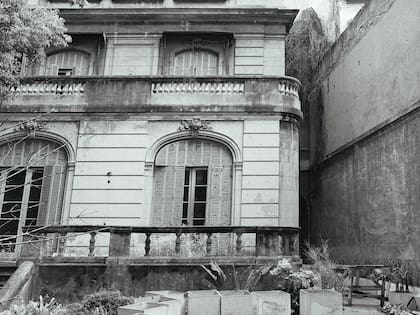 El estado del jardn, antes de los trabajos de restauracin