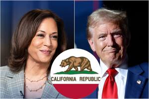 El Estado Dorado es uno de los mayores bastiones demócratas del país norteamericano, donde Kamala Harris espera obtener una amplia ventaja sobre Donald Trump