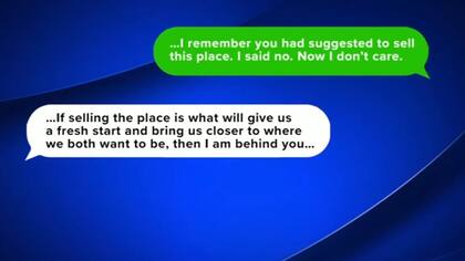 El estafador le sugirió a Abigail vender su propiedad y enviarle las ganancias (Web/ABC News)