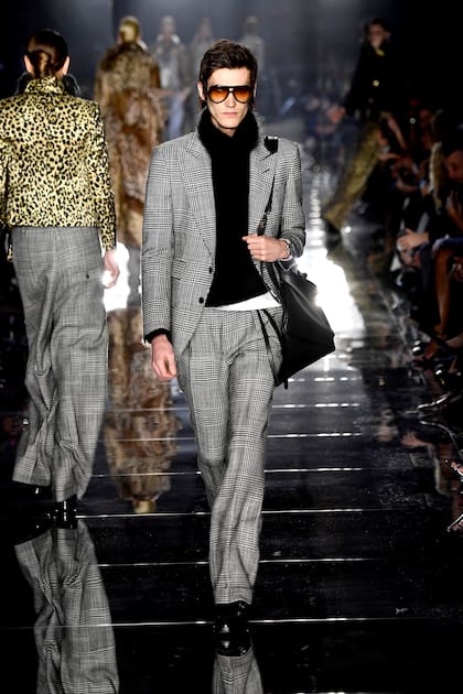 El estampado en un diseño actual: la pasarela de Tom Ford de invierno 2020