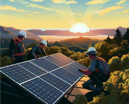 "El este de Solano se beneficia de las líneas de transmisión existentes que podrían hacer posible la construcción de una gran granja solar que genere cientos de empleos y acelere la transición de California hacia la energía limpia", se lee en la página web de California Forever.