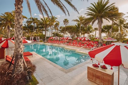 El estilo Art Decó está presente en todos los rincones del edificio de Miami