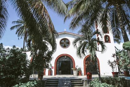 El estilo colonial de la iglesia de Bucerías