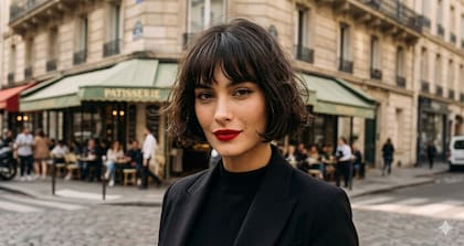 El estilo parisino vuelve a ser el rey de la temporada. Es un bob a la altura del mentón (Foto: IA)