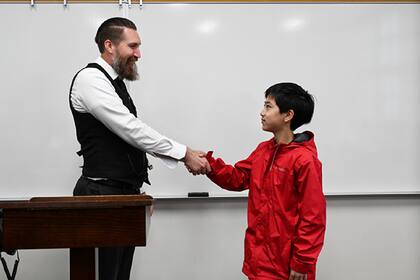 El estudiante de 12 años logró hacer una gran comunidad con sus compañeros y profesores