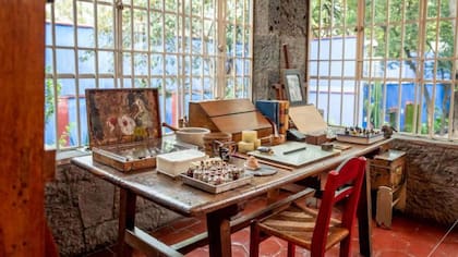 El estudio de Frida Kahlo en la Casa Azul