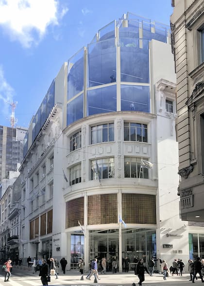 El estudio MSGSSV estuvo a cargo de la refuncionalización del edificio Casa Matriz del Banco Ciudad de Buenos Aires, en Florida y Sarmiento (crédito:MSGSSV)
