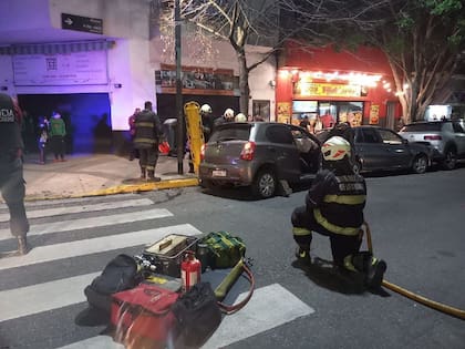 El Etios impactado por el Audi que manejaba Kaleb Di Masi