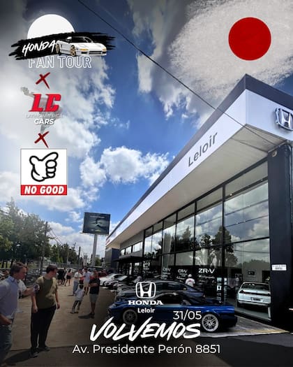 El evento se llevará adelante en la concesionaria Leloir de Honda sobre la Avenida Presidente Perón 8851