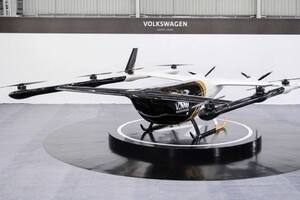 Así es el vehículo aéreo eléctrico que Volkswagen presentó en China