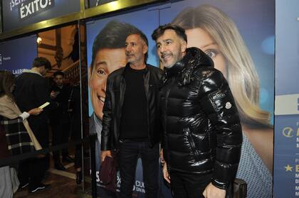 El ex de Laurita Fernández, Federico Hoppe, llegó junto a su socio, Ezequiel Corbo