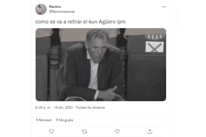 El ex entrenador de Boca, se hizo presente en los mensajes de Twitter para el "Kun" Agüero